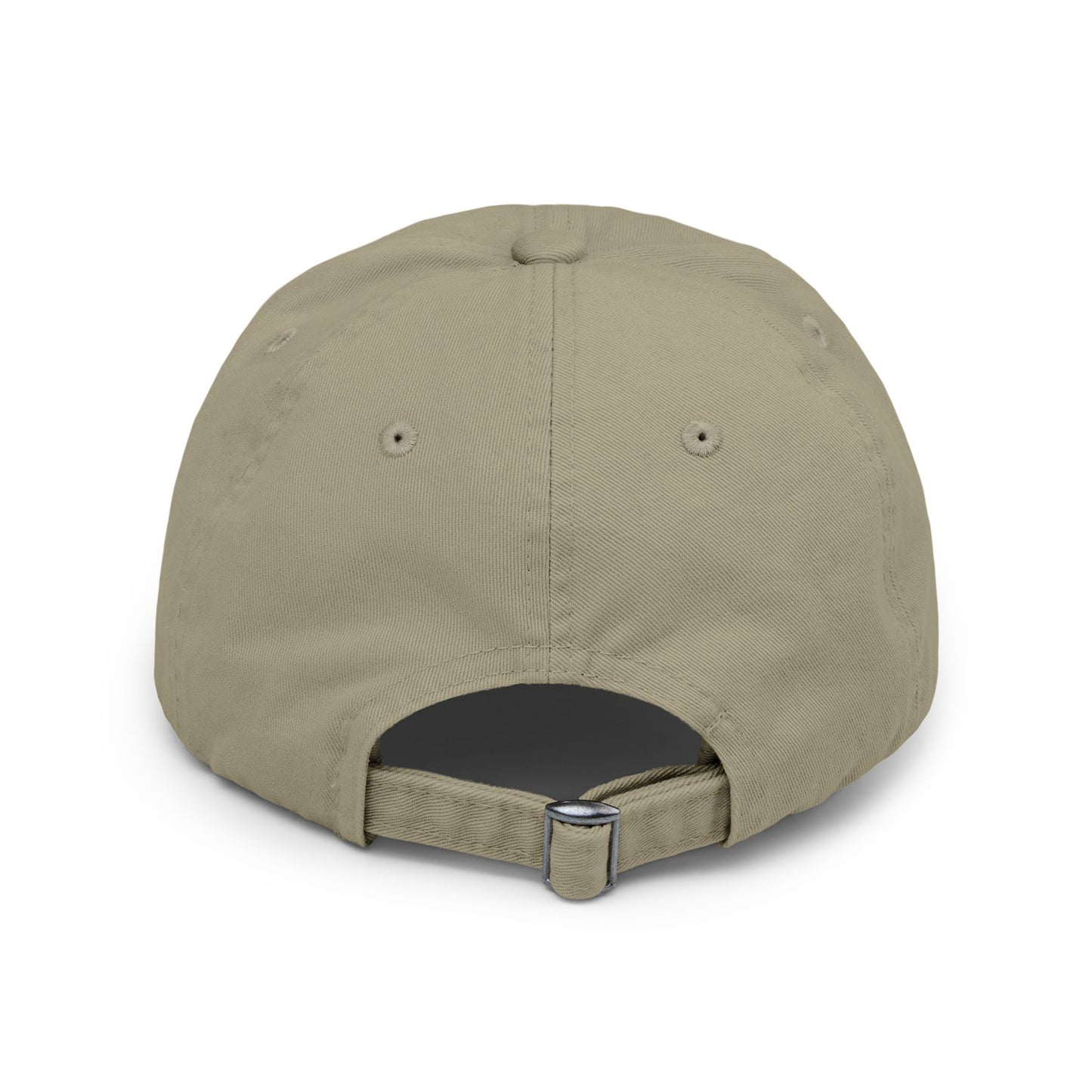 Olive Unisex Distressed Hat - back