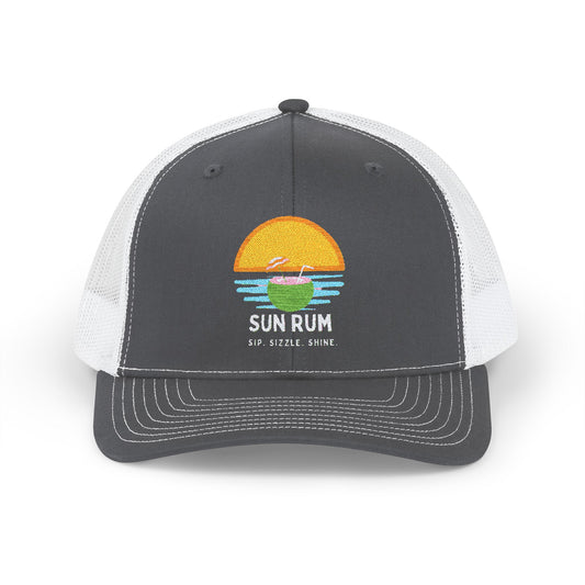 Grey/ white Trucker Hat - front