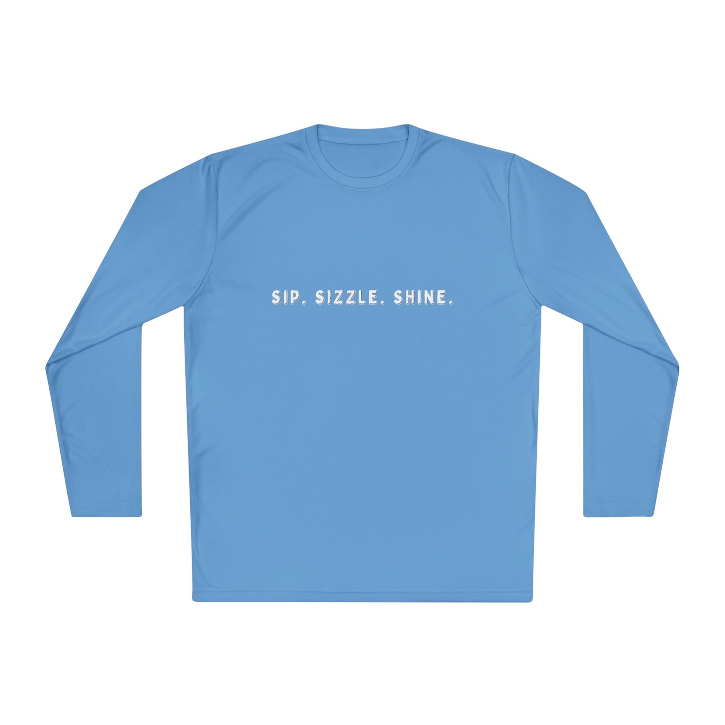 Light Blue Unisex Lightweight Long Sleeve Tee: front