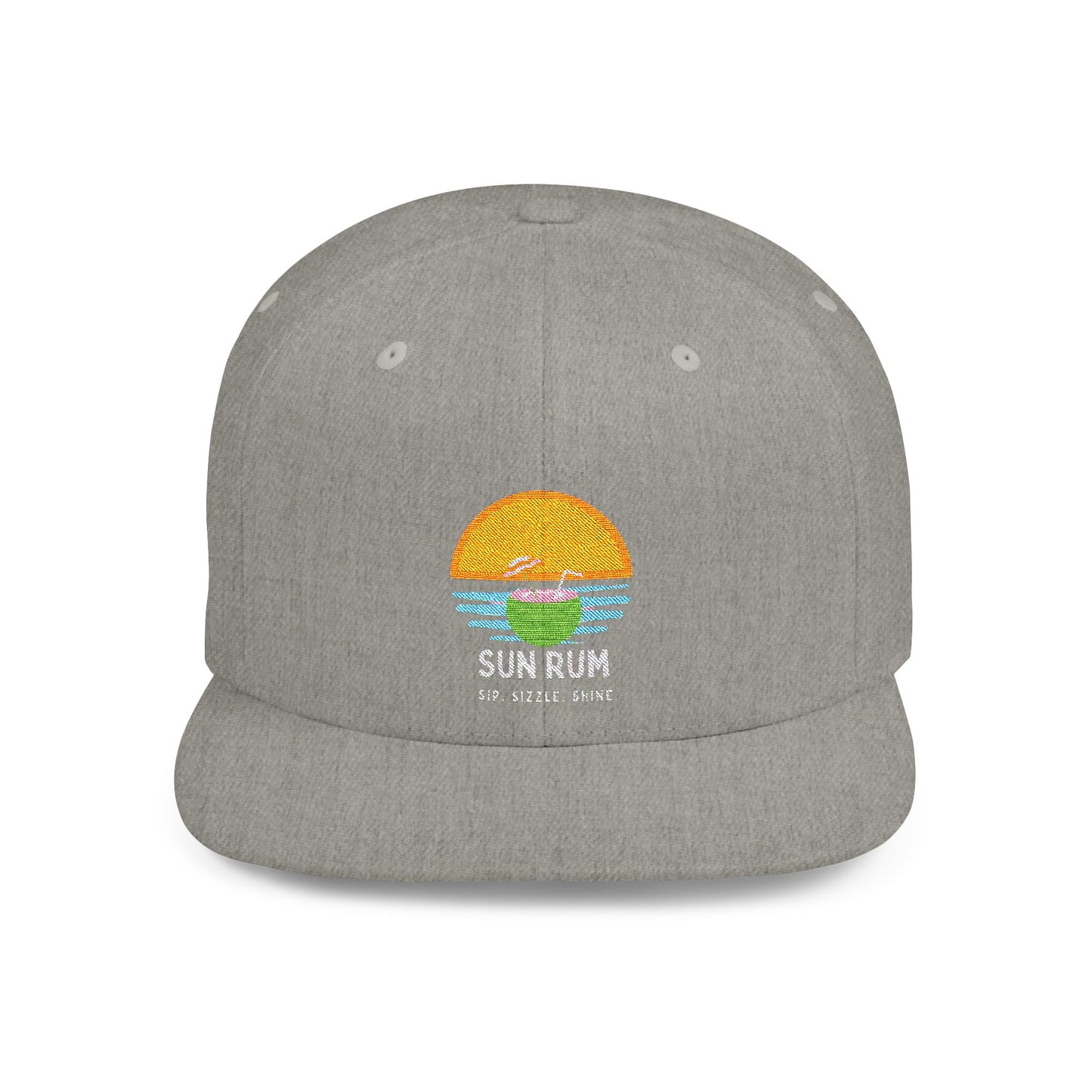 Flat Bill Snap Back - grey