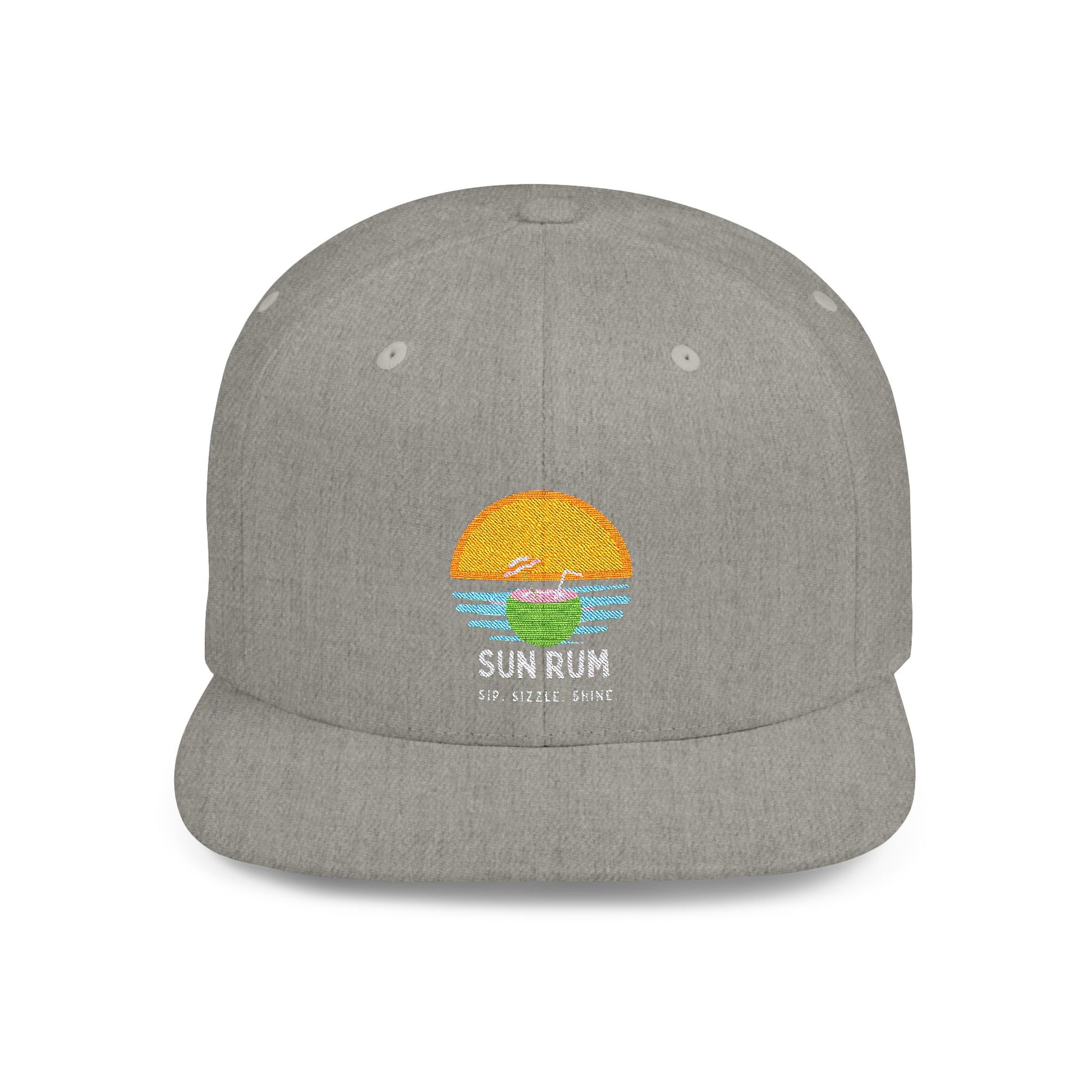 Flat Bill Snap Back - grey