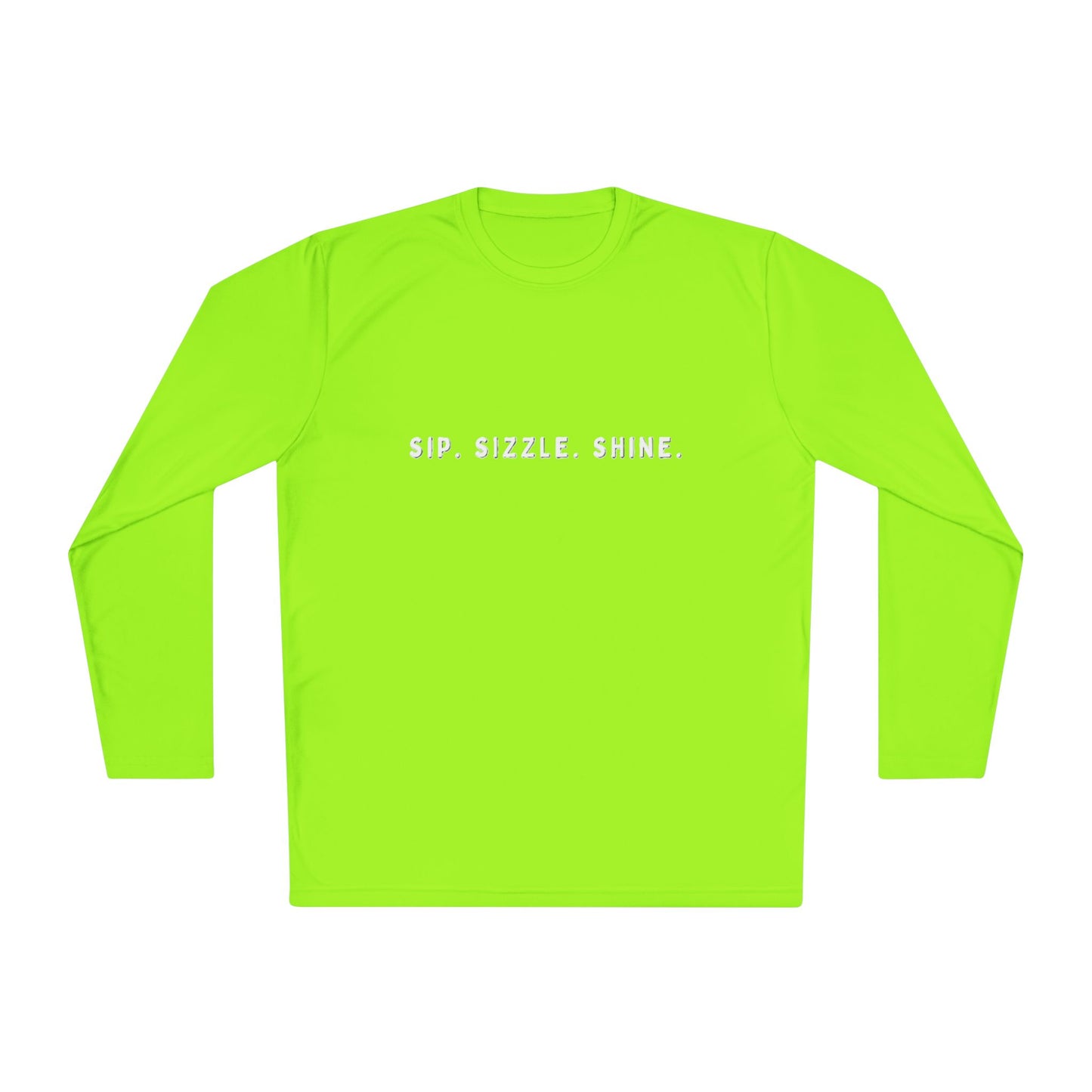 Lime Unisex Lightweight Long Sleeve Tee: front
