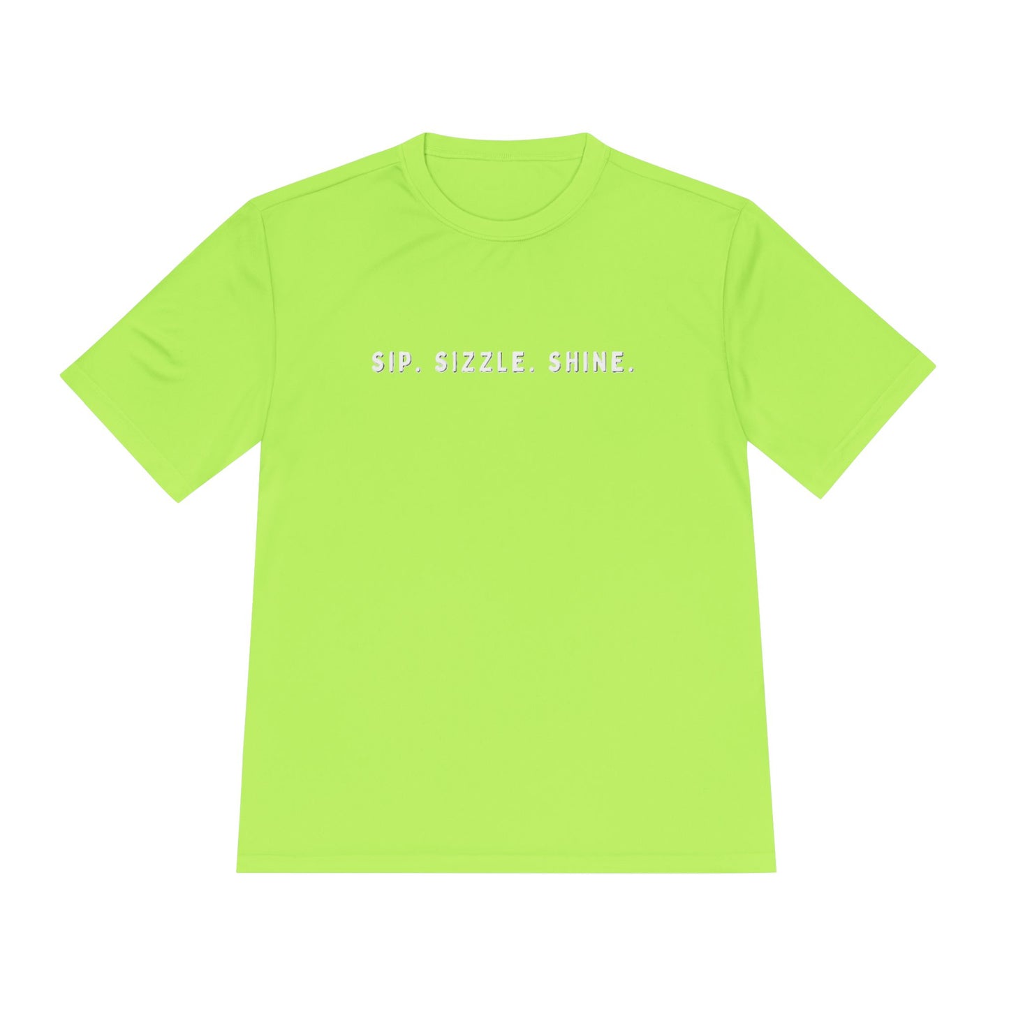 Lime Unisex Moisture-Wicking Tee: front